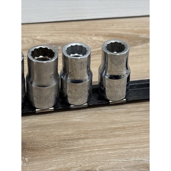 Craftsman Sockets Set Of 10 / Metric / 1/2” Drive With Organizer Made In USA - Picture 12 of 13